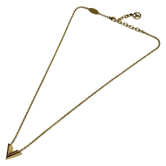 LOUIS VUITTON Necklace Essential V Gold Others - Necklace 214-071725 - Picture 4 of 4